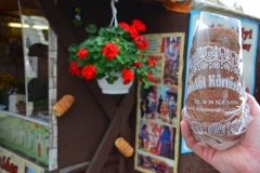 Kürtőskalács stand near Buda Castle- Hot and Delicious Hungarian Treat!