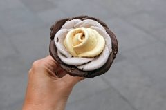 Rose Gelato- Beautiful and Delicious!