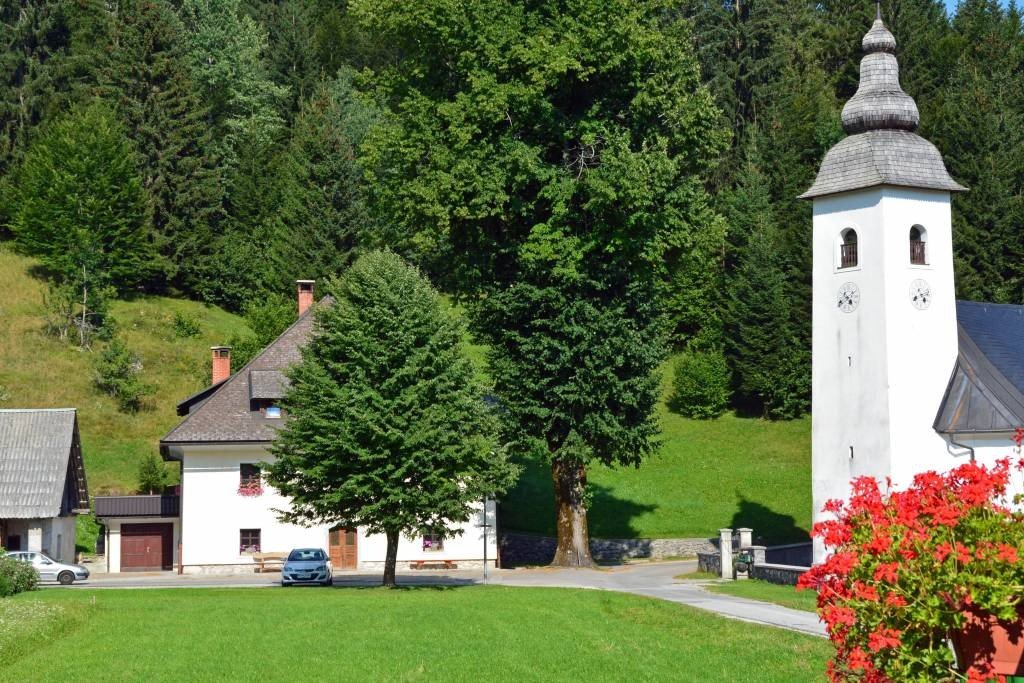 Koprivnik Village in Slovenia