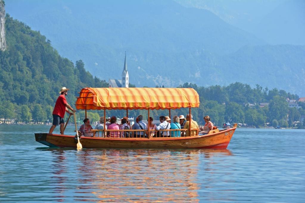 Pletna Boat Lake Bled