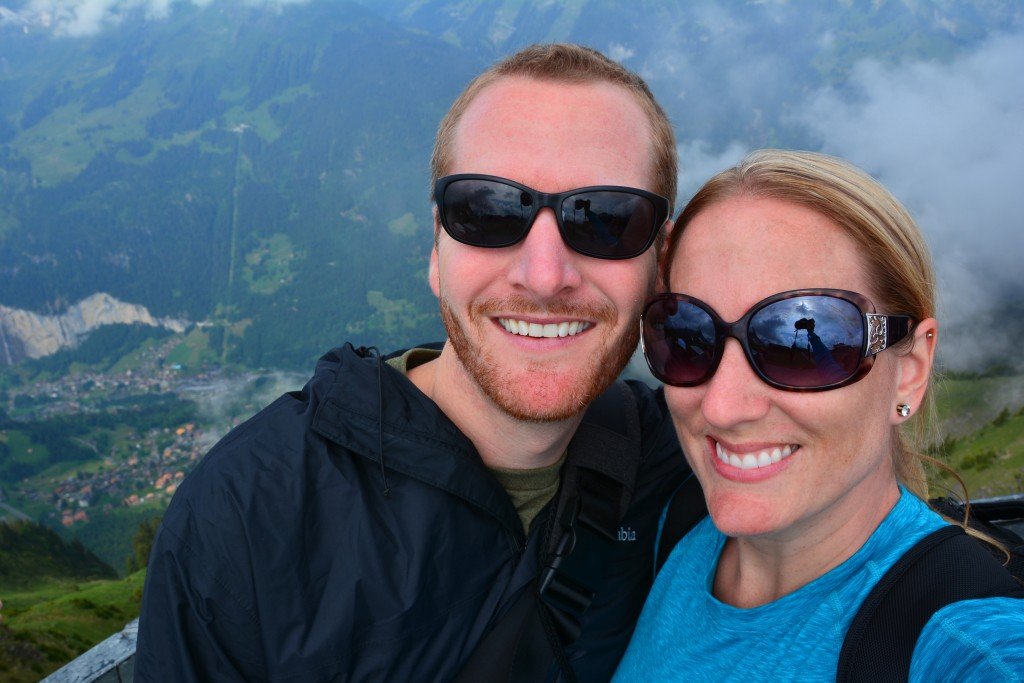 Forget Someday Travel Blog couple Lauterbrunnen Valley Jungfrau Switzerland