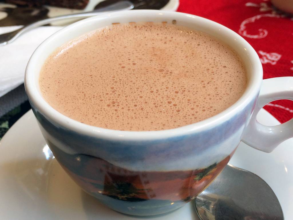Hot chocolate in Prague