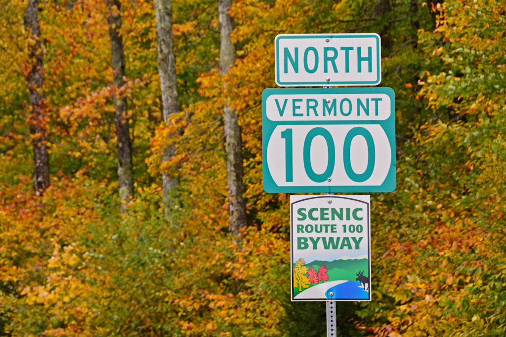 Route 100 Vermont Fall