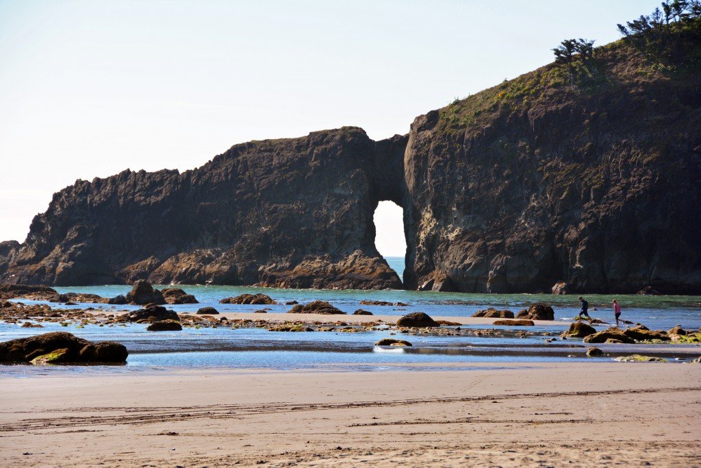 Second Beach Natural Arch