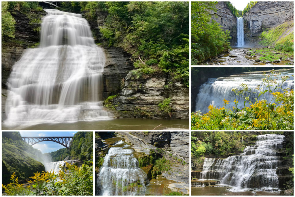 waterfalls in the Finger Lakes
